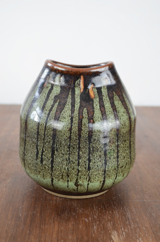 Vintage Retro Stoneware Vase