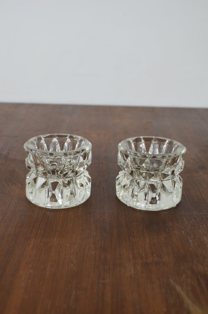 Vintage Czech Candle Holders (pair)