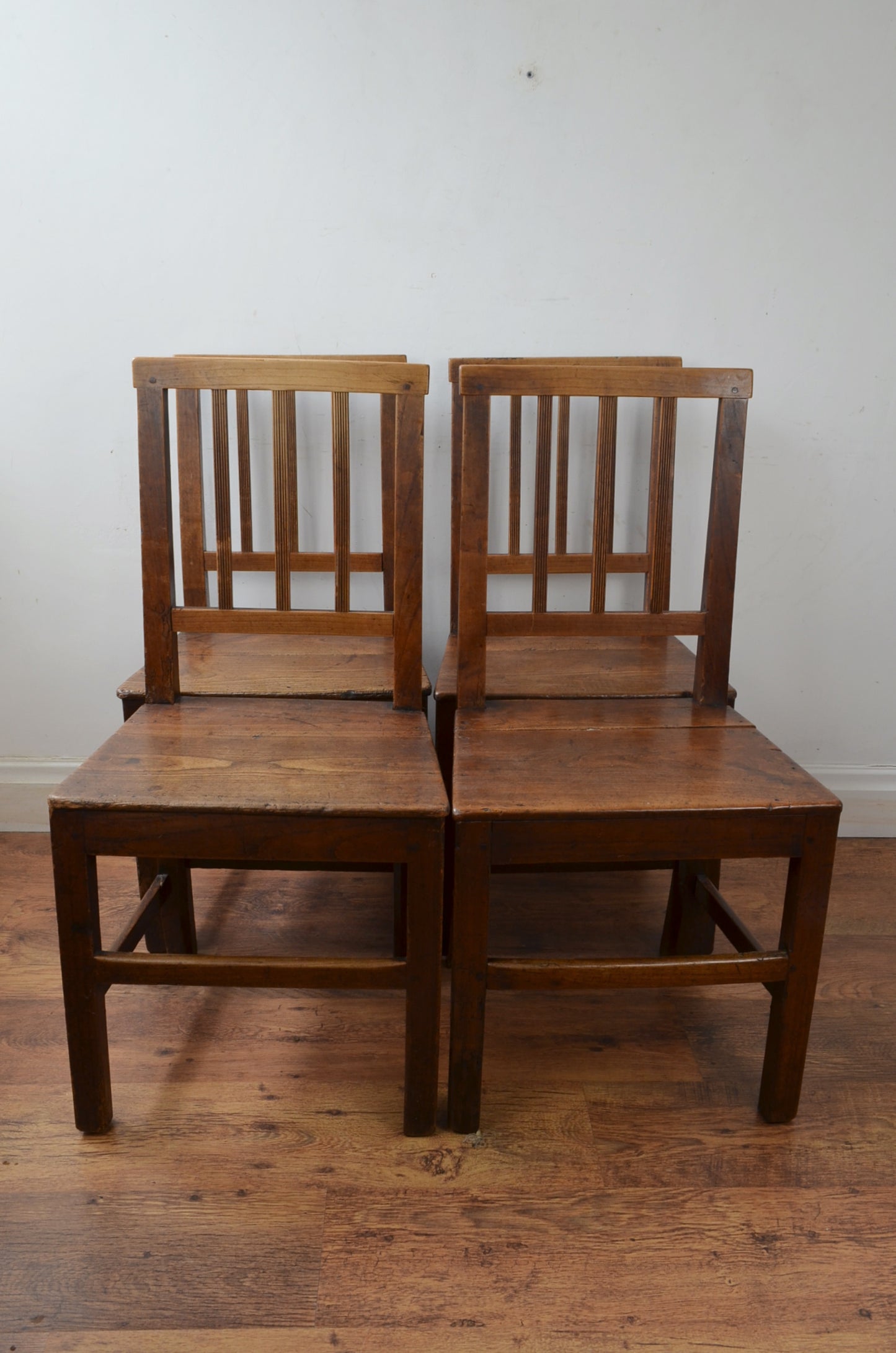 A Set Of Four Georgian Dining Chairs