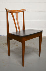 Set Of Six Vintage Dining Chairs