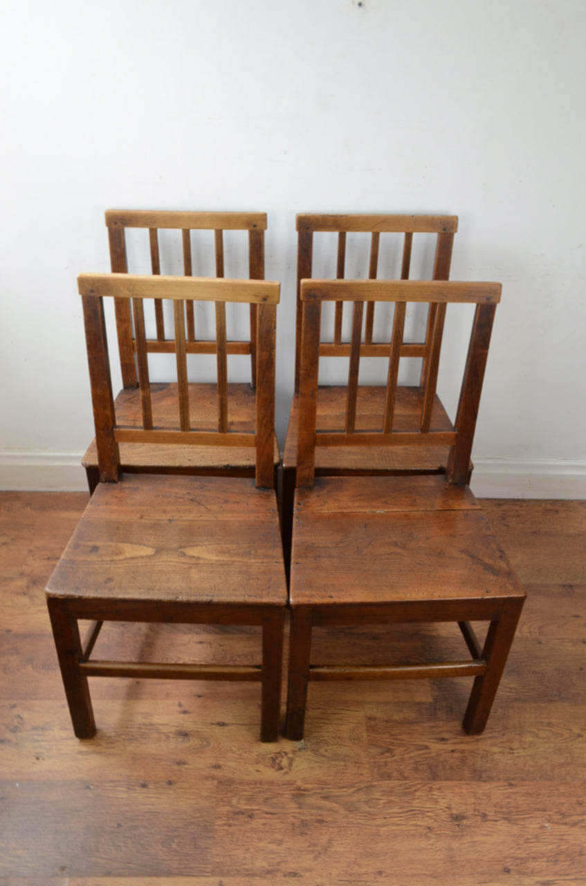 A Set Of Four Georgian Dining Chairs
