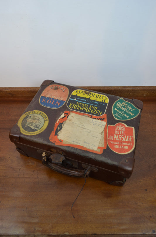 Vintage Brown Suitcase