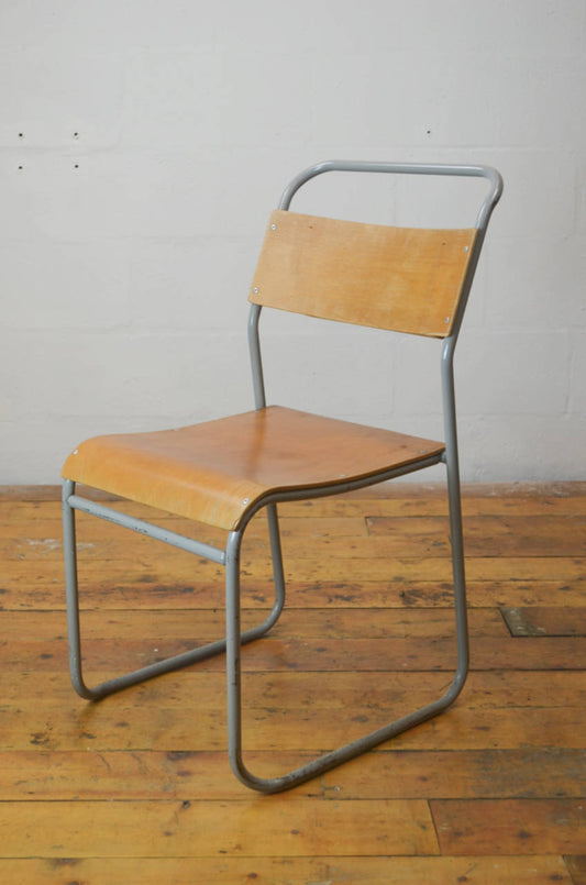 Pel/Remploy Tubular Steal Stacking Chairs (reserved Ross - Graven)
