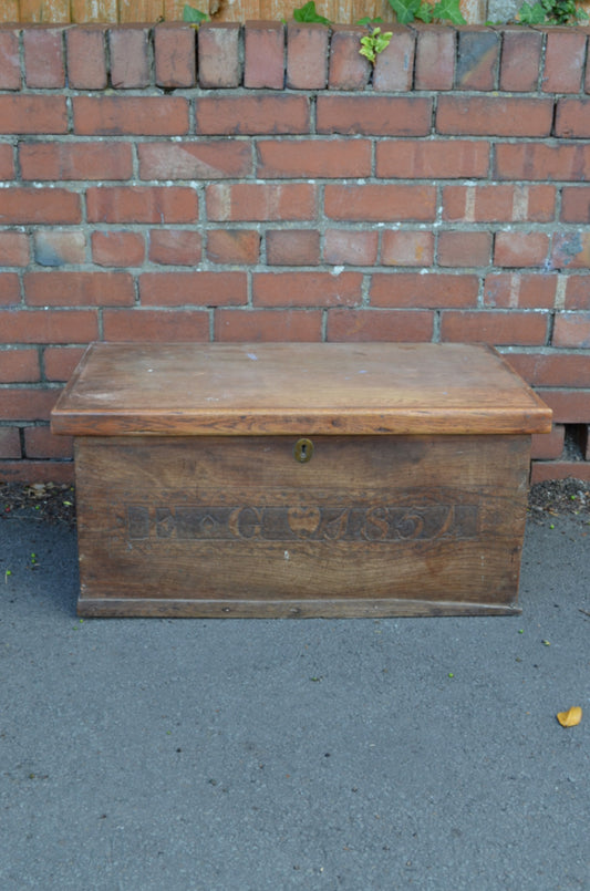 Victorian Pine Blanket Box