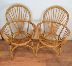 Vintage Bamboo Chairs