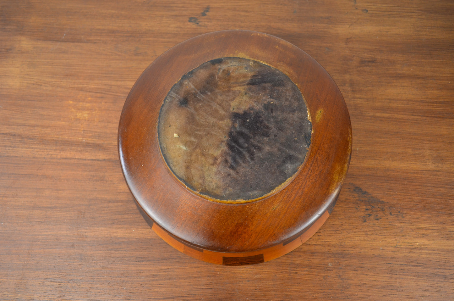 Mid Century Wooden Fruit Bowl