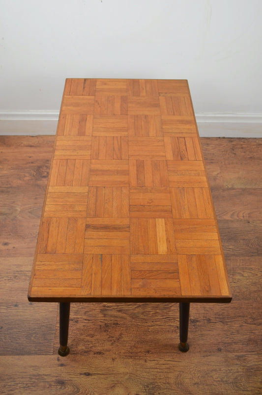 Vintage Parquet Coffee Table