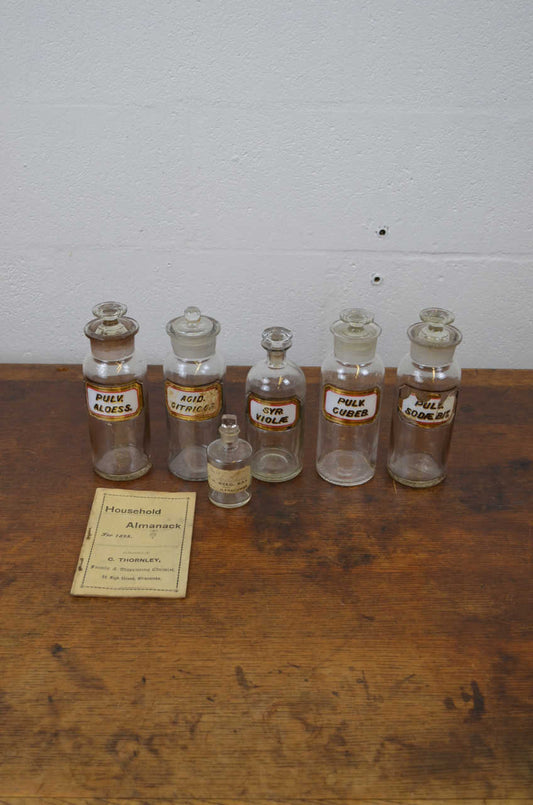 Antique Collection Of Chemist/Apothecary Bottles