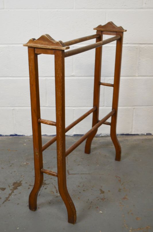Antique Mahogany Towel Rail