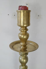 Vintage Dutch Brass Candle Holder