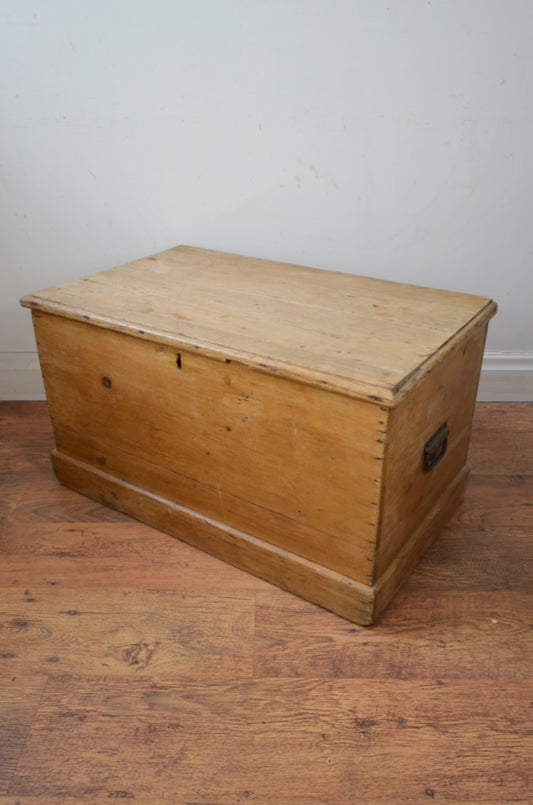 Victorian Pine Blanket Box