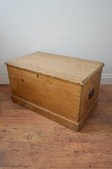 Victorian Pine Blanket Box
