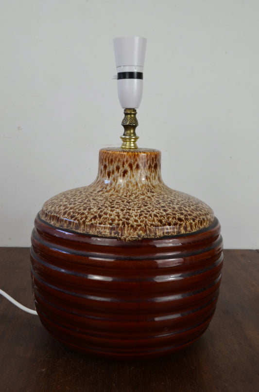 Vintage West German Pottery Lamp