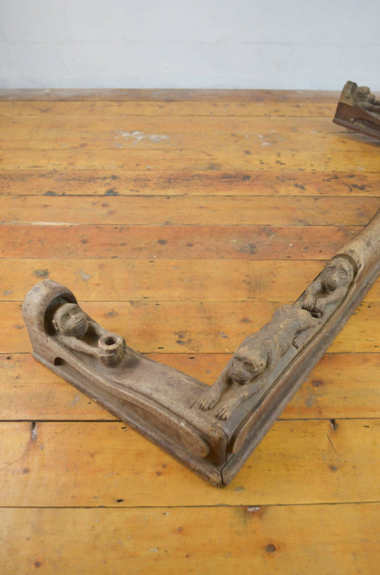 African tribal inspired 20th Century Fire Fender Kerb.