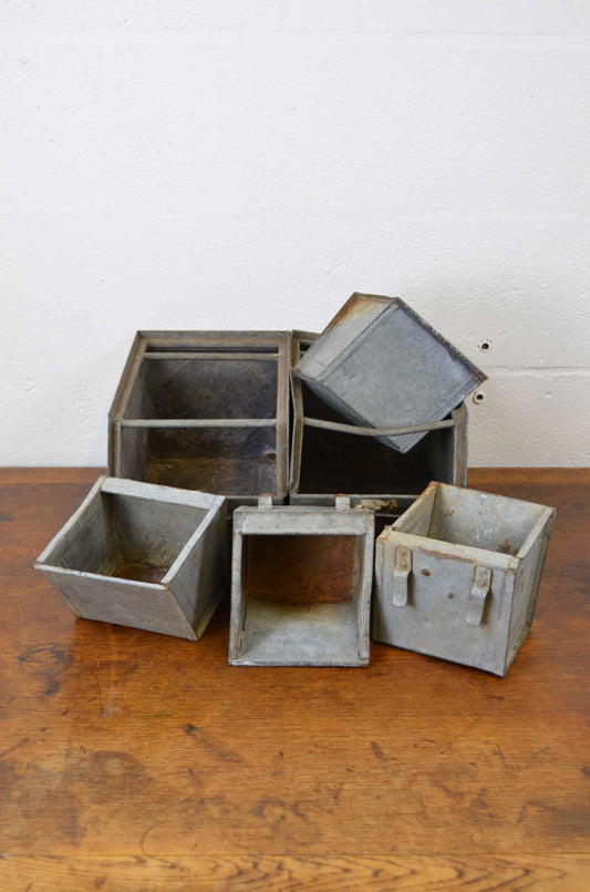Galvanised Metal Storage/Planters