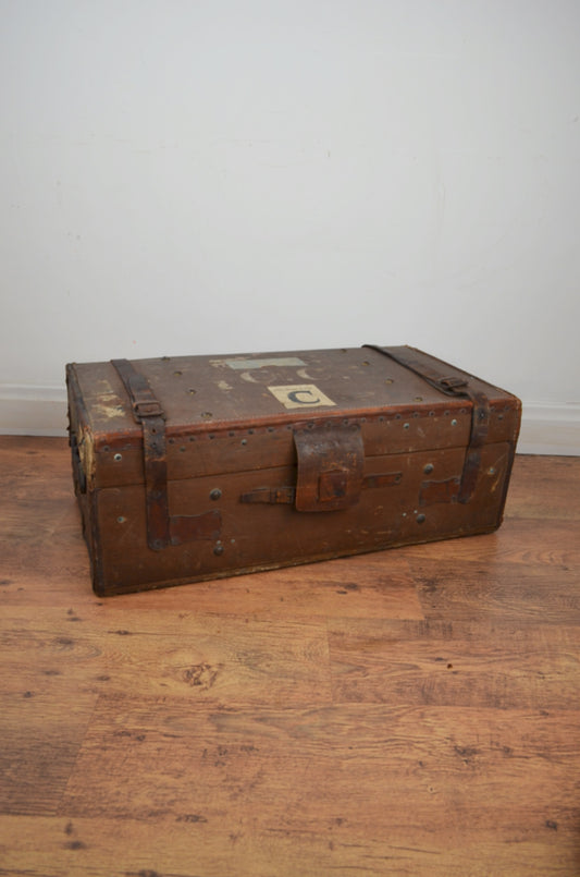 Early Canvas Suitcase