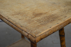 Antique Bamboo Side Table