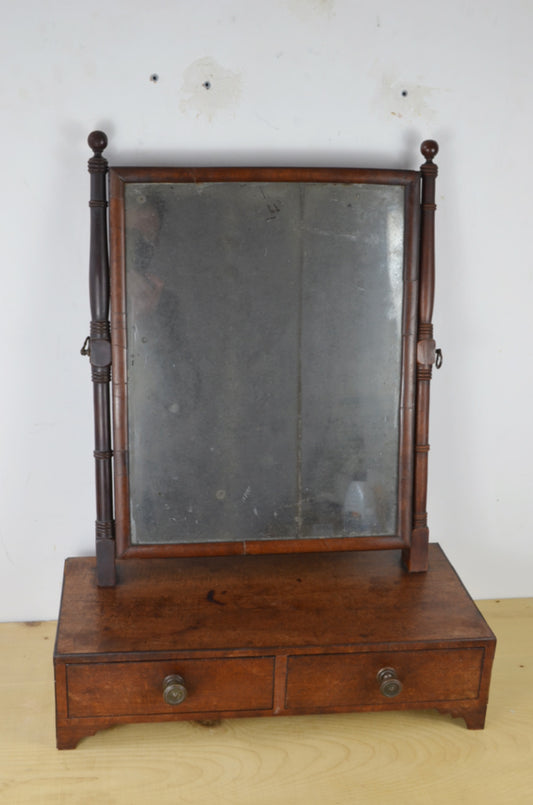 Antique Mahogany Swing Mirror