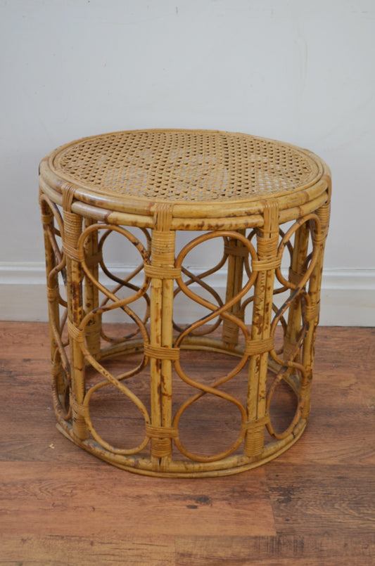Vintage Bamboo Stool