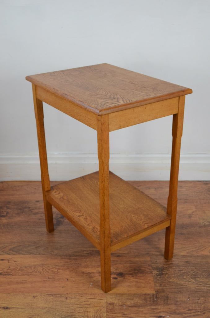Vintage Oak Side Table Alt Interiors