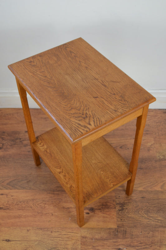 Vintage Oak Side Table