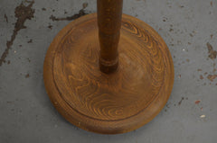 Vintage Oak Floor Lamp