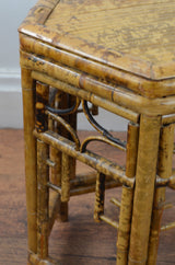 Vintage Bamboo Side Table