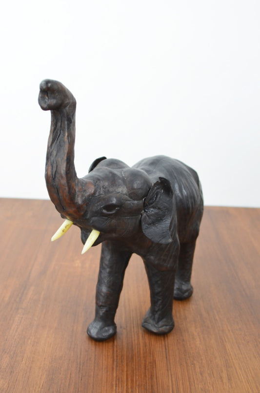Vintage Leather Elephant