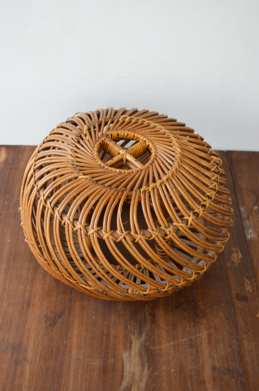 Vintage Rattan Stool