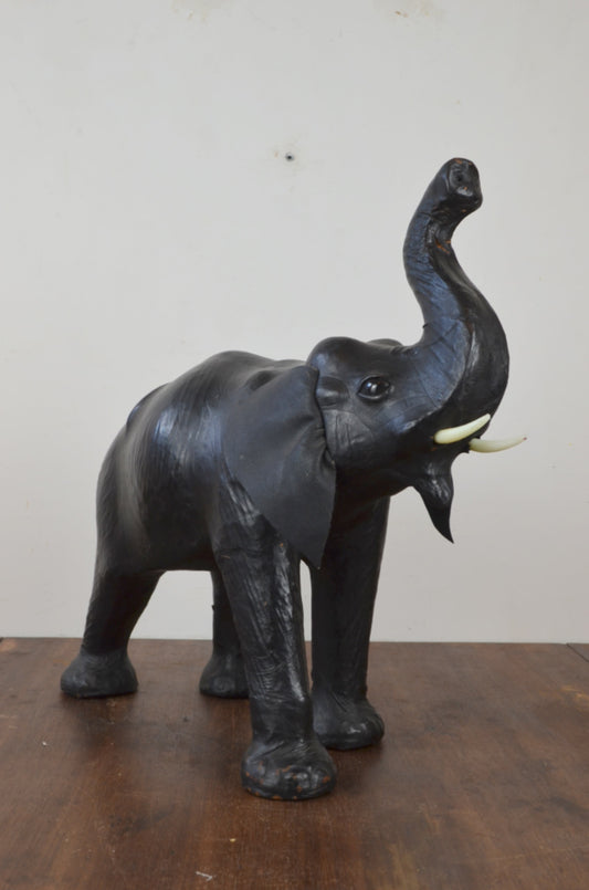 Vintage Leather Elephant