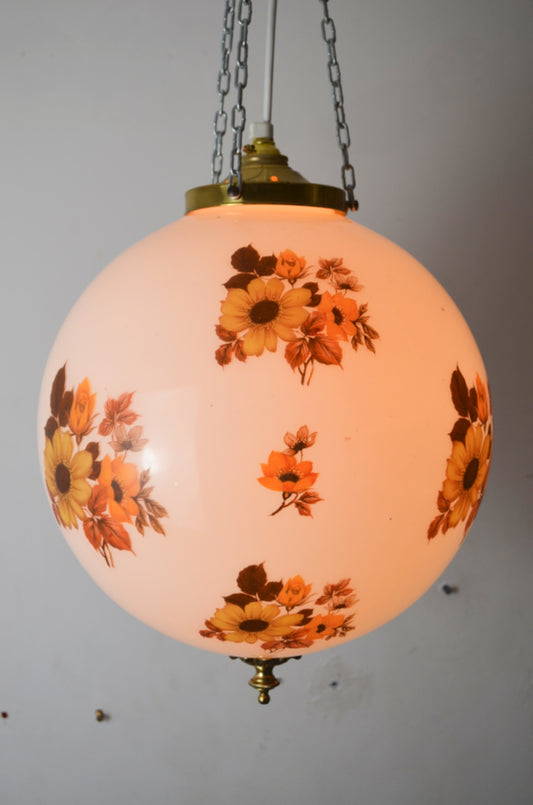Vintage Sphere/Globe Pendant Light