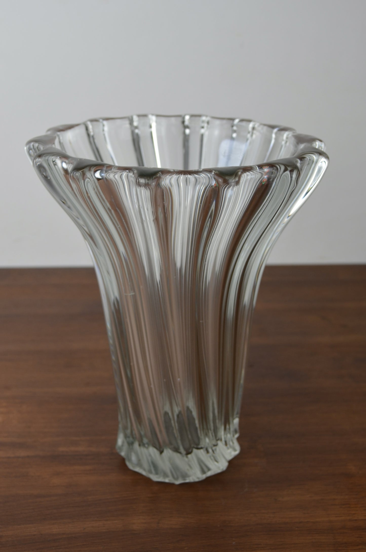 Vintage French Glass Vase