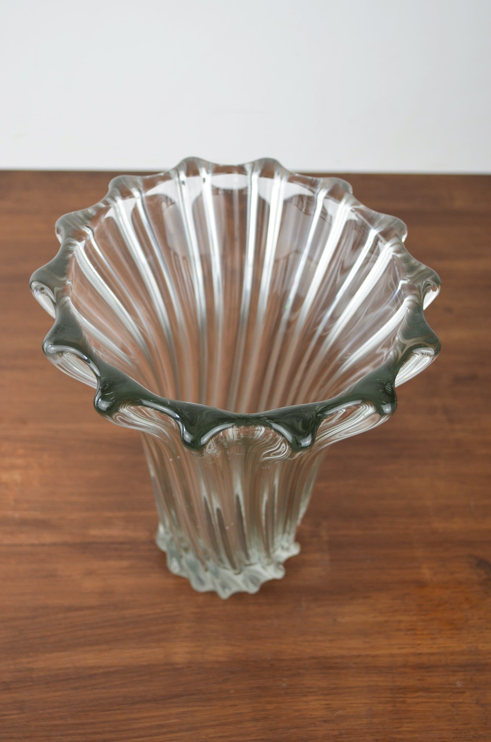 Vintage French Glass Vase