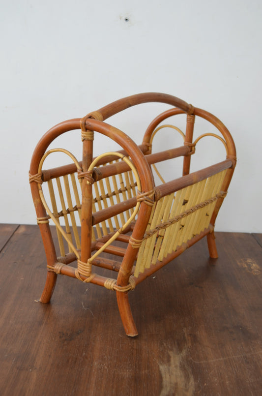 Rattan Magazine Rack