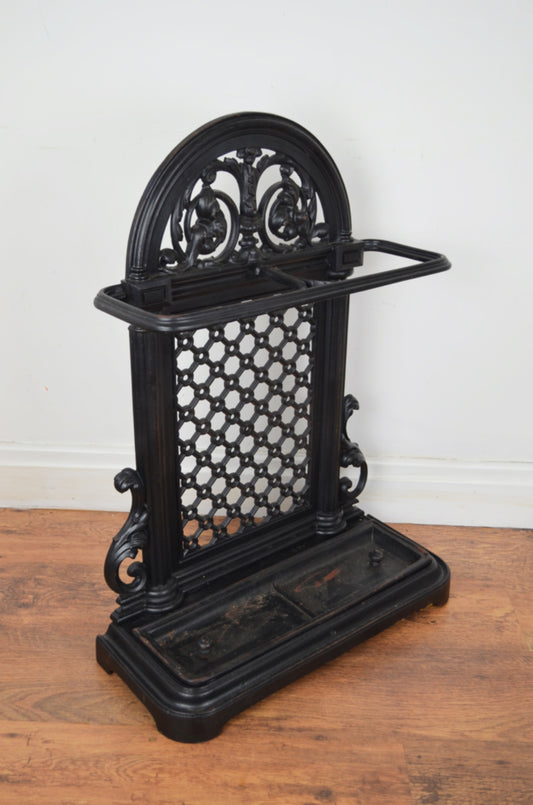 Victorian cast iron umbrella stand
