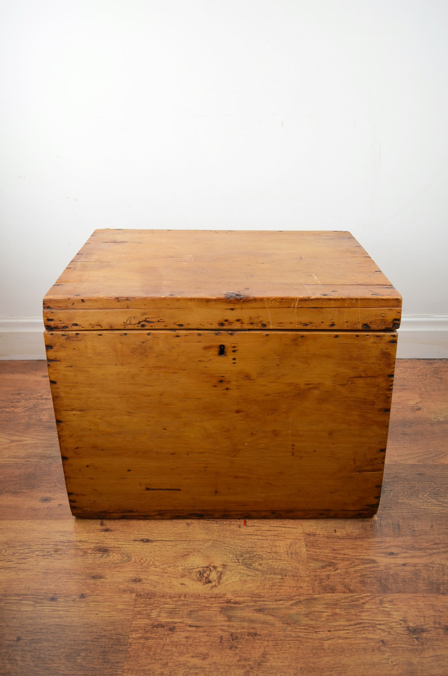 Victorian Pine Blanket Box