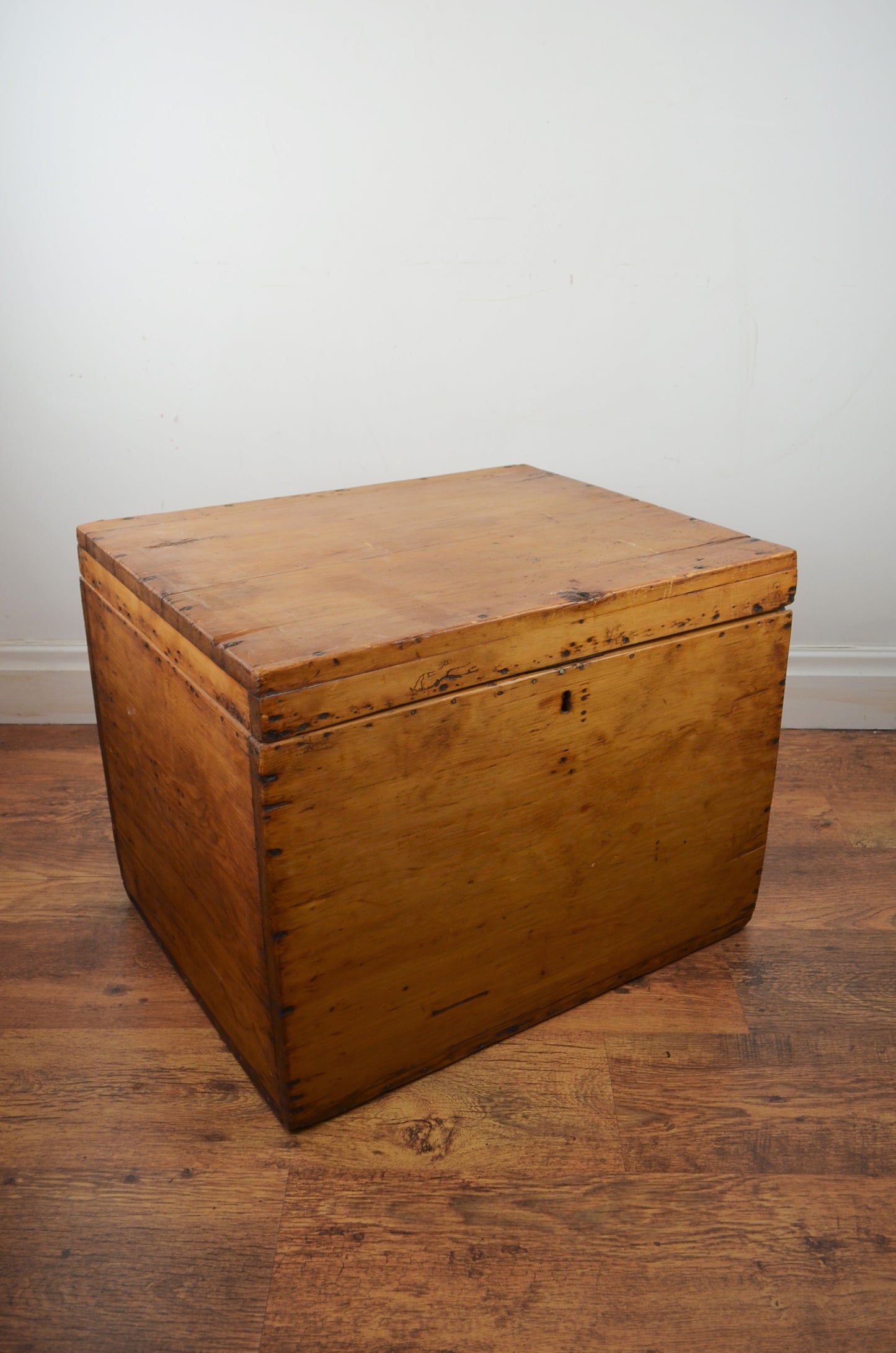 Victorian Pine Blanket Box