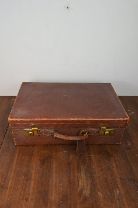 Vintage Brown Suitcase