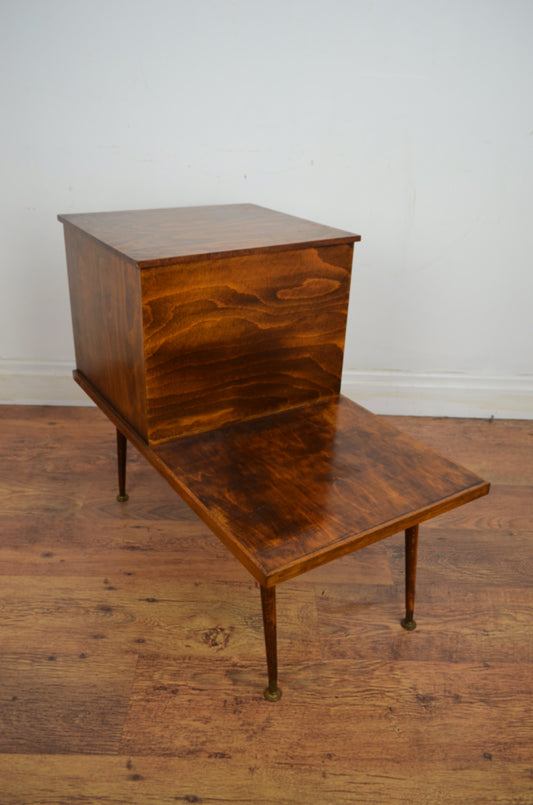 Mid Century Telephone Table / Drinks Cabinet
