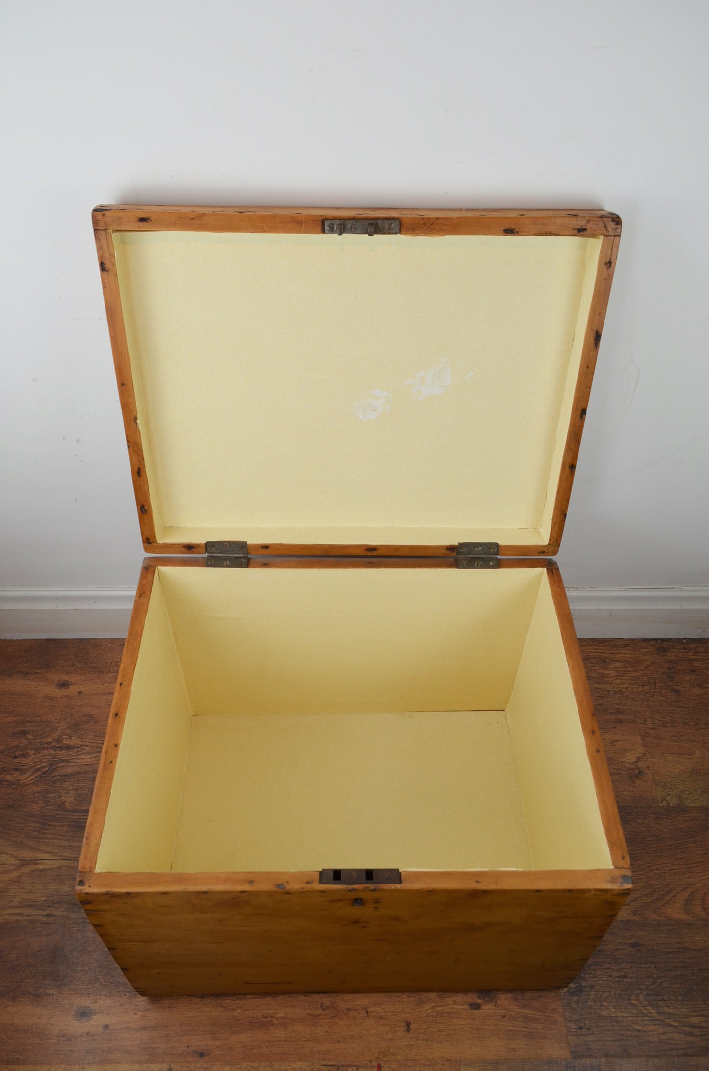 Victorian Pine Blanket Box