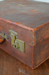 Antique Leather Vanity Case
