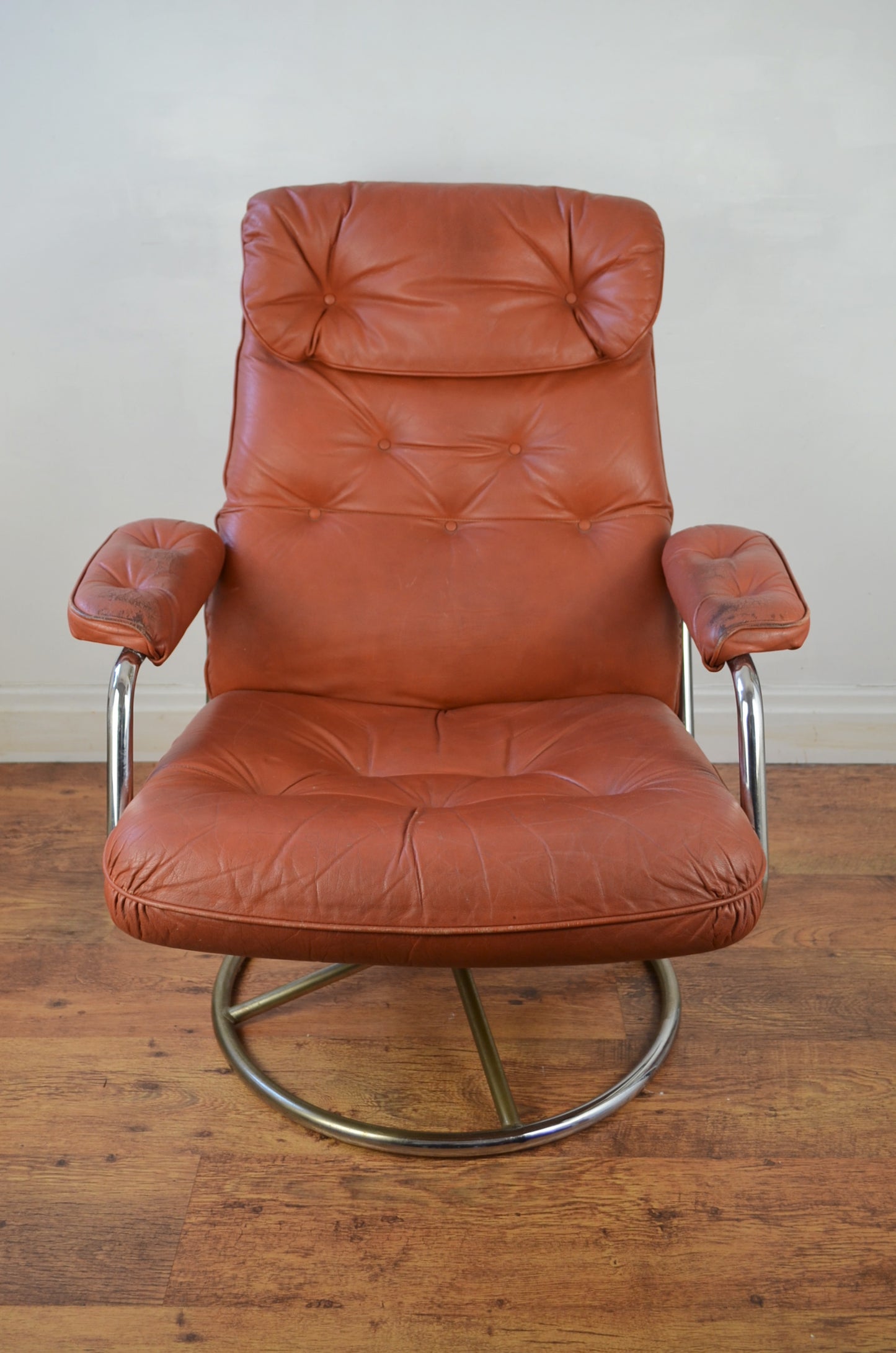 Vintage Pieff Swivel Armchair