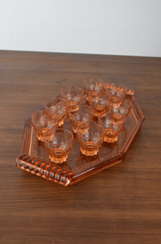 Vintage French Glass Set