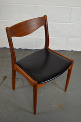 Set Of Six Vintage Mobler Dining Chairs