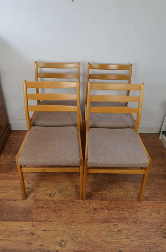 Set of Four Retro Dining Chairs