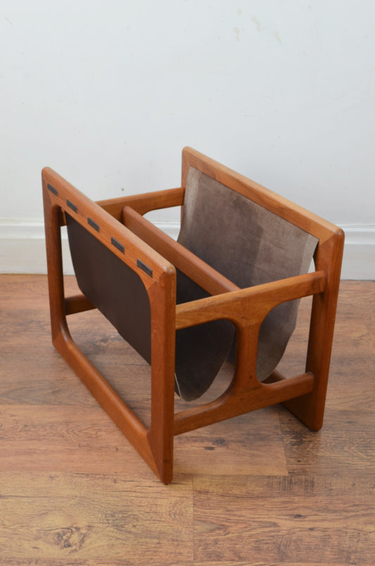 Vintage Danish Magazine Rack