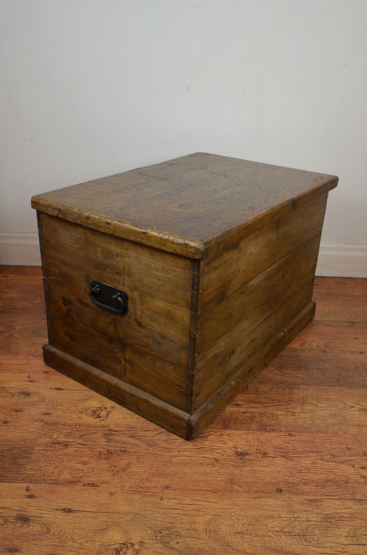 Victorian Pine Blanket Box