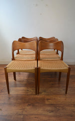 Set of Six Arne Hovmand Olsen Dining Chairs