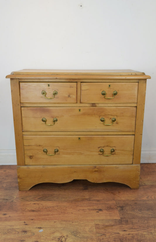 Vintage Pine Chest Of Drawers