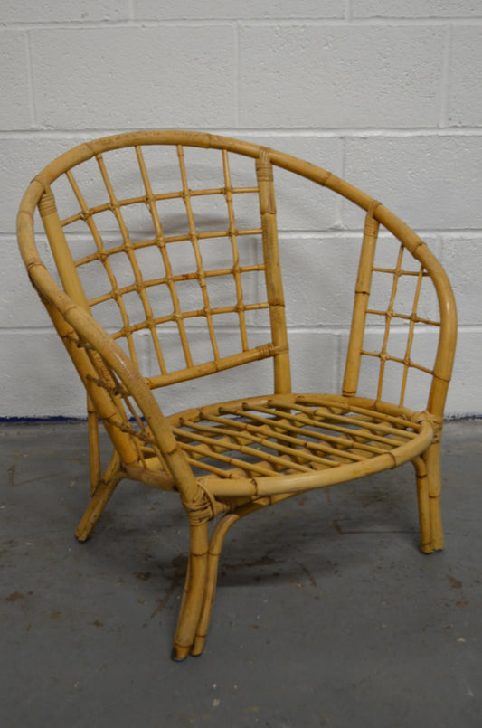 Vintage Bamboo Armchair